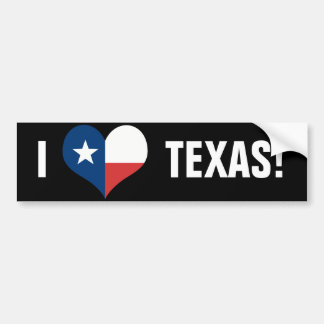 Pegatina Para Coche Amo Texas