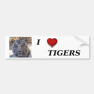 Pegatina Para Coche Amo tigres