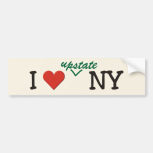 Pegatina Para Coche Amo UPSTATE NY