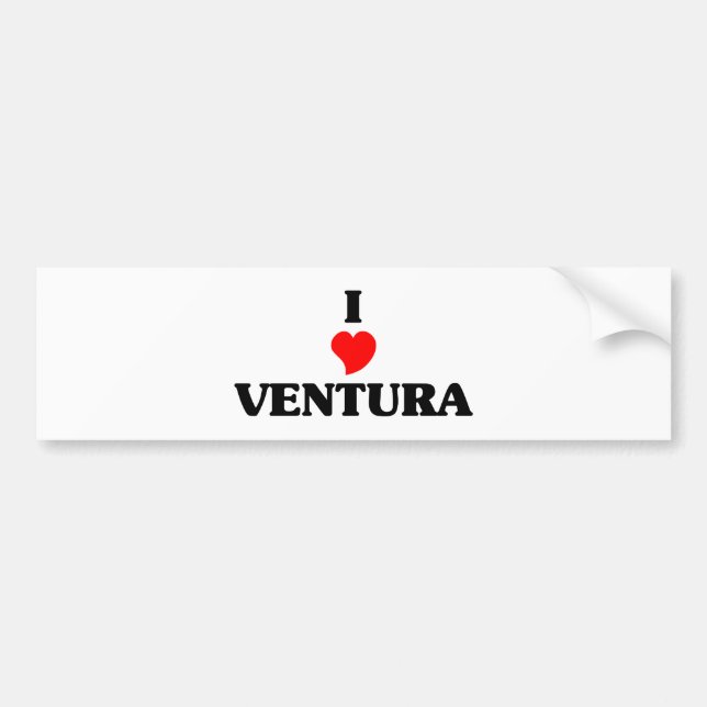 Pegatina Para Coche Amo Ventura (Frente)