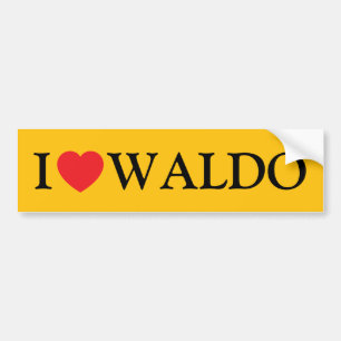 Pegatina Para Coche Amo Waldo