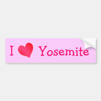 Pegatina Para Coche Amo Yosemite