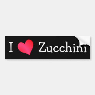 Pegatina Para Coche Amo Zucchini