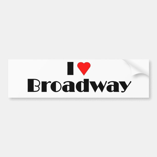 Pegatina Para Coche Amor Broadway (Frente)