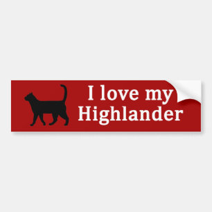 Pegatina Para Coche Amor de Highlander