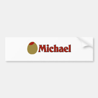 Pegatina Para Coche (Amor de I) Michael verde oliva