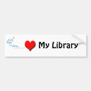 Pegatina Para Coche Amor de la biblioteca de HCPL