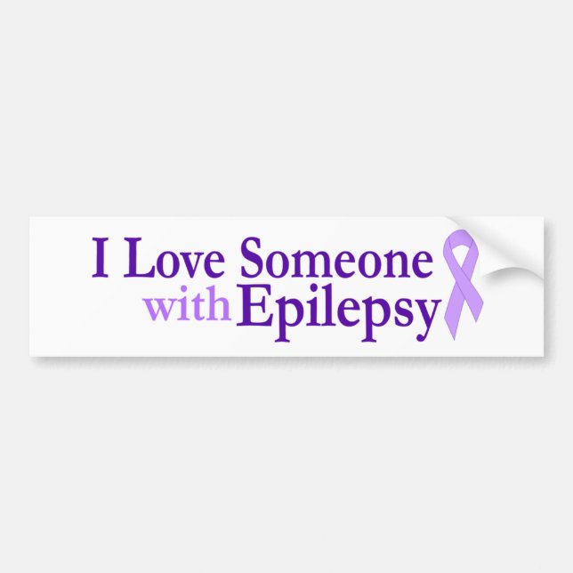 Pegatina Para Coche amor de la epilepsia (Frente)