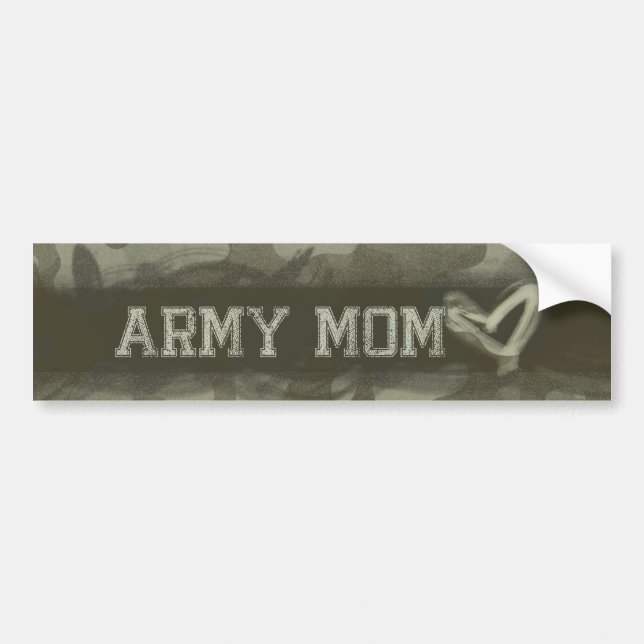 Pegatina Para Coche Amor de la mamá del ejército del Grunge del (Frente)