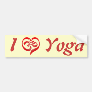 Pegatina Para Coche Amor de la yoga