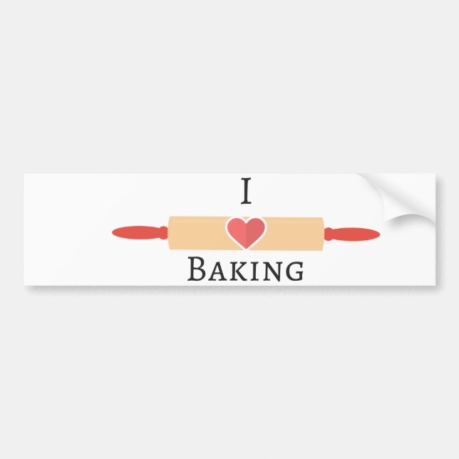 Pegatina Para Coche Amor de los panaderos (Frente)