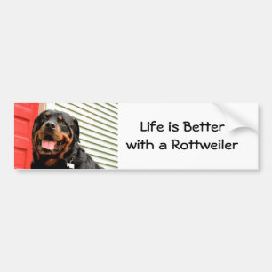 Pegatina Para Coche Amor de Rottweiler