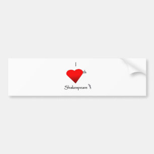 Pegatina Para Coche Amor de Shakespeare