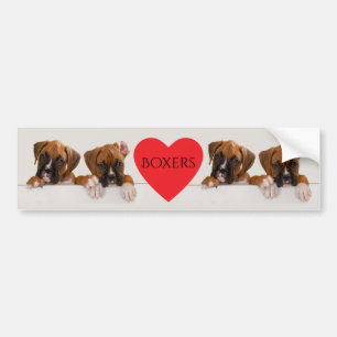 Pegatina Para Coche Amor del boxeador