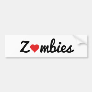 Pegatina Para Coche Amor del zombi