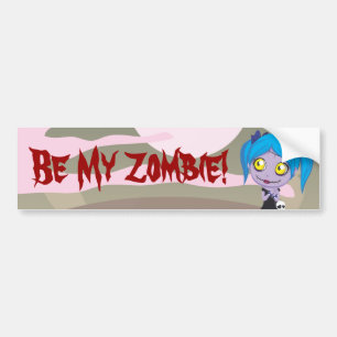 Pegatina Para Coche Amor del zombi
