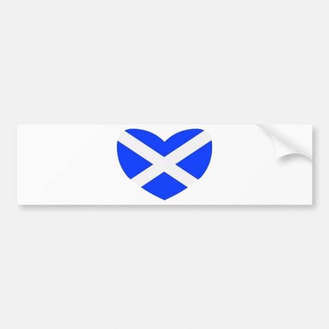 Pegatina Para Coche Amor Escocia (Frente)
