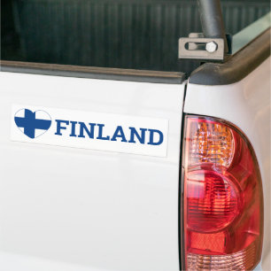 Pegatina Para Coche Amor finlandés