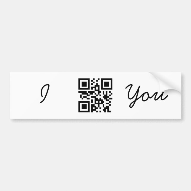 Pegatina Para Coche Amor - Inglés (Frente)