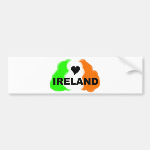 PEGATINA PARA COCHE AMOR IRLANDA