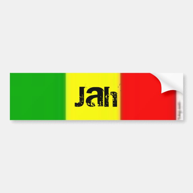 Pegatina Para Coche AMOR, Jah (Frente)