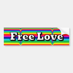 Pegatina Para Coche Amor Libre