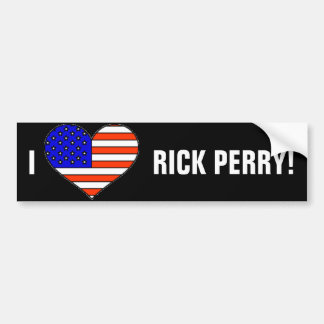PEGATINA PARA COCHE AMOR RICK PERRY