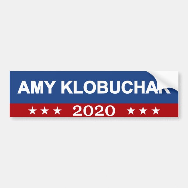 Pegatina Para Coche Amy Klobuchar 2020 (Frente)