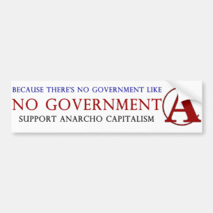 Pegatina Para Coche Anarcho dibujado mano Captalist - capitalismo +