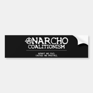 Pegatina Para Coche #AnarchoCoalitionism