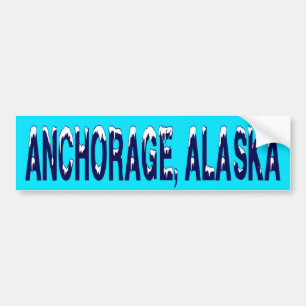 PEGATINA PARA COCHE ANCHORAGE ALASKA
