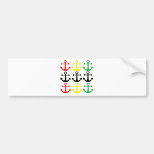 Pegatina Para Coche Anclas de Rasta