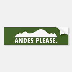 Pegatina Para Coche Andes Please