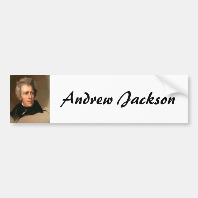 Pegatina Para Coche Andrew Jackson (Frente)