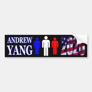 Pegatina Para Coche Andrew Yang para el presidente 2020