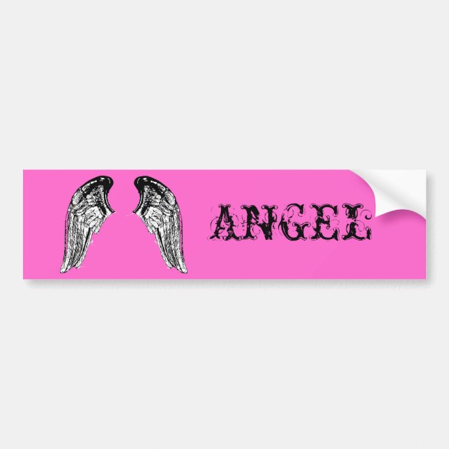 Pegatina Para Coche ángel (Frente)
