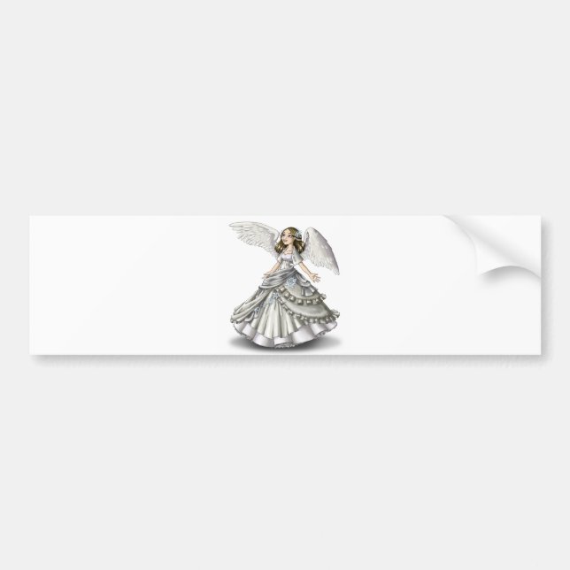 Pegatina Para Coche Ángel de la nieve (Frente)