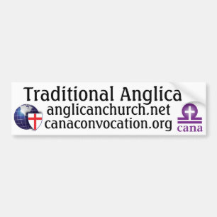 Pegatina Para Coche Anglicano tradicional