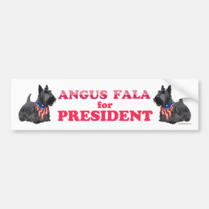 Pegatina Para Coche Angus Fala para PRESIDENTE