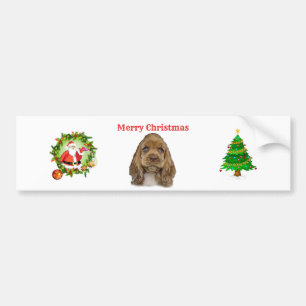 Pegatina Para Coche Animales de Navidad