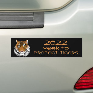 Pegatina Para Coche Año de protección de los tigres 2022