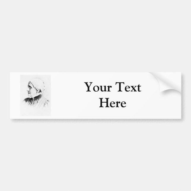 Pegatina Para Coche Anthony ~ Susan B. Mujer Sufrage Leader (Frente)