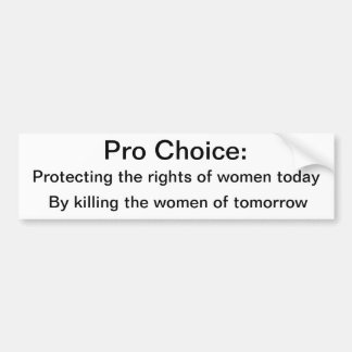 Pegatina Para Coche Anti-Aborto Bumpersticker