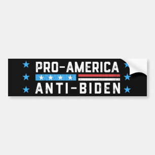 Pegatina Para Coche Anti-Biden pro-Estados Unidos