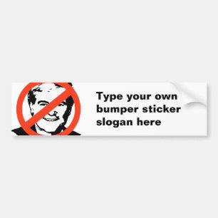 Pegatina Para Coche ANTI-GINGRICH: Anti-Newt Gingrich
