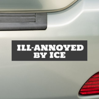 Pegatina Para Coche anti-ICE humor
