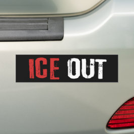 Pegatina Para Coche Anti ICE Out Political Activism Protest