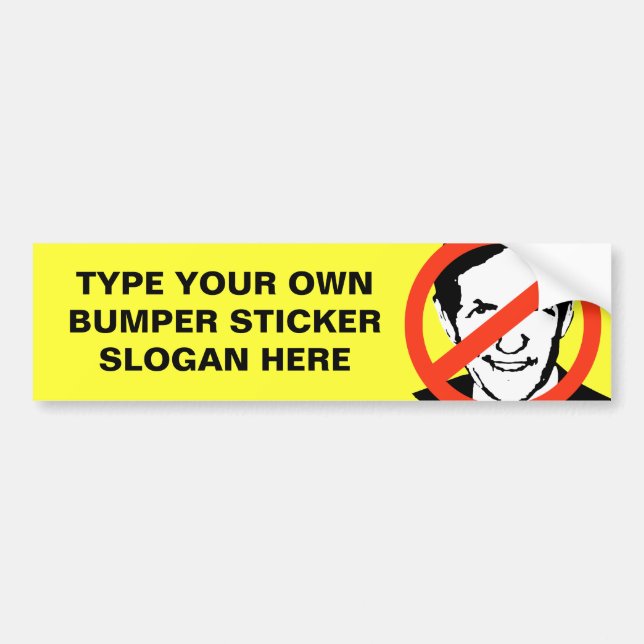 Pegatina Para Coche ANTI-KUCINICH: Anti-Dennis Kucinich (Frente)