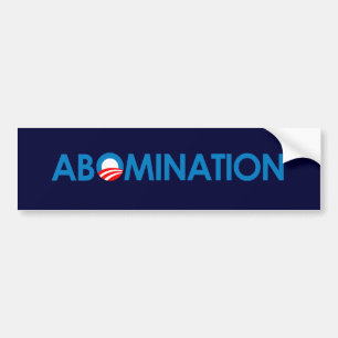 Pegatina Para Coche Anti-Obama - aborrecimiento