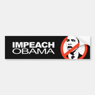 Pegatina Para Coche Anti-Obama - acuse a Obama